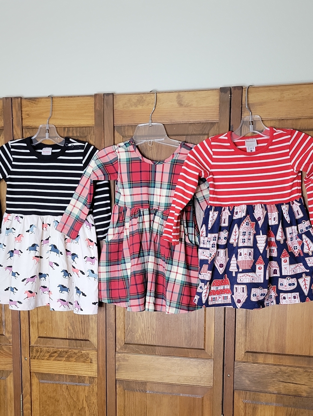 Hanna Andersson Jersey Knit Dresses Bundle Of 3 Dresses Sz 3T